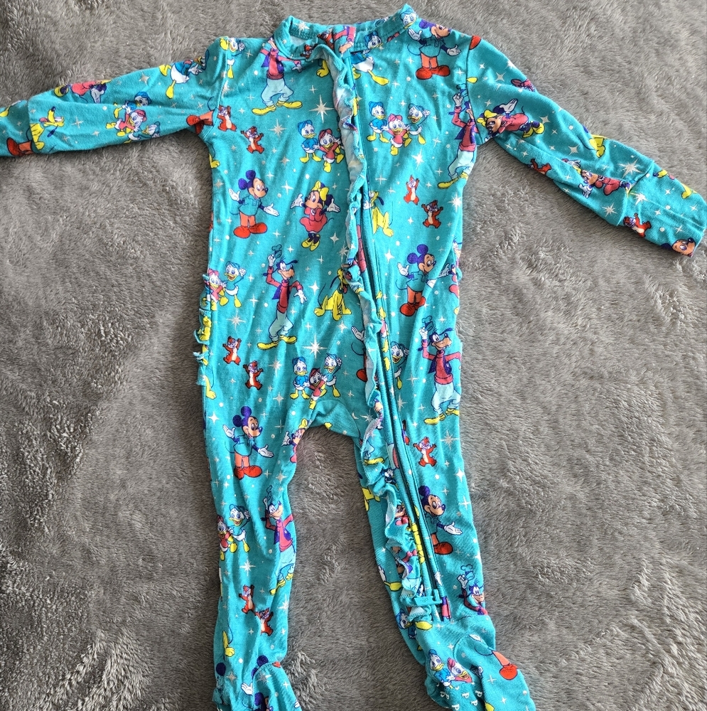 Posh Peanut Disney 100 Ruffle Footie